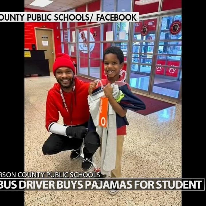 JCPS bus driver buys pajamas for student